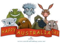 native animals Australia day