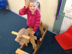 image rocking horse